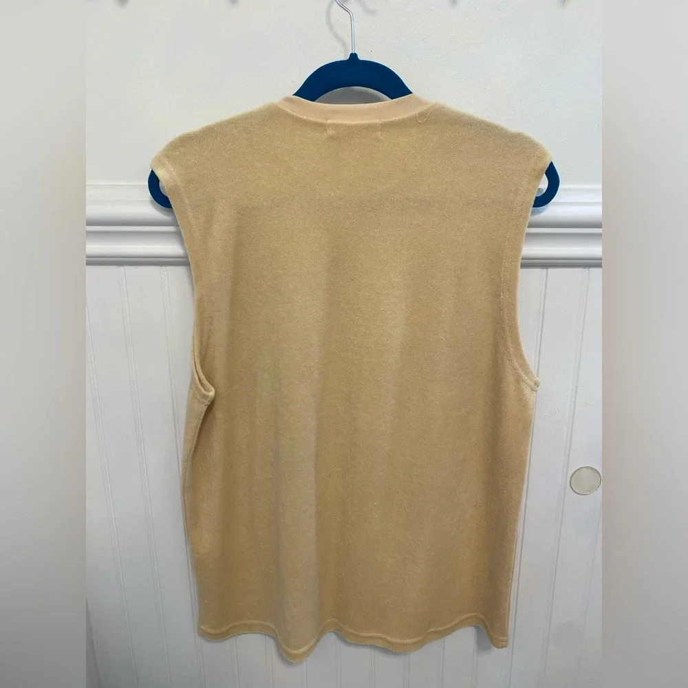 Beige Sleeveless Top - Picture 3 of 3
